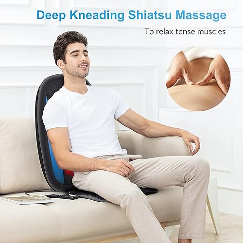 Body Massage Chair Pad Back Massager For Couch Upgrade Snailax