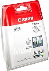 Canon PG560 Black & CL561 Colour Ink Cartridge Combo Pack for PIXMA TS5350