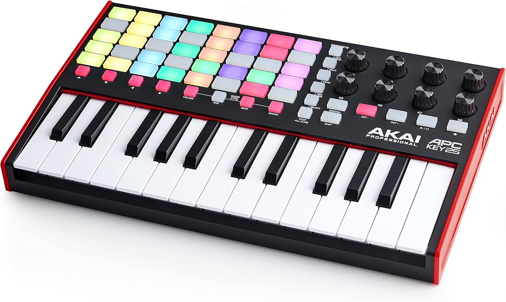 Akai APC Key 25 MK2 25-Key USB MIDI Controller with Ableton Live Lite 40 RGB