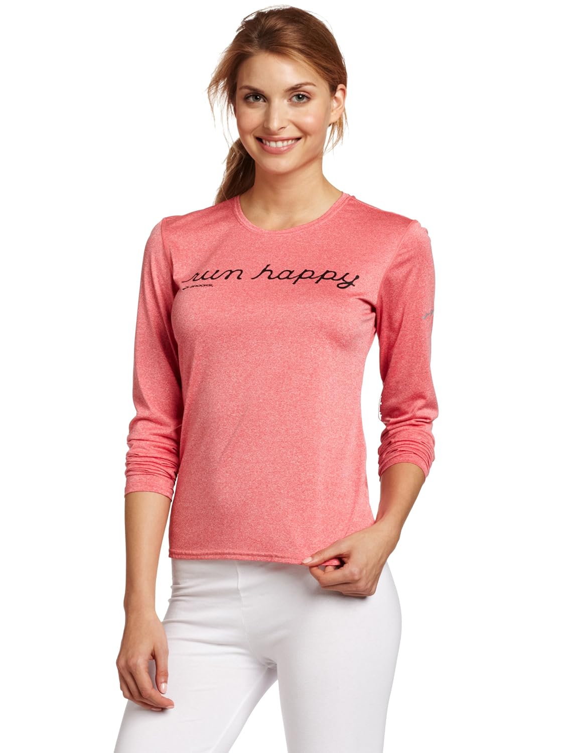 brooks run happy long sleeve shirt