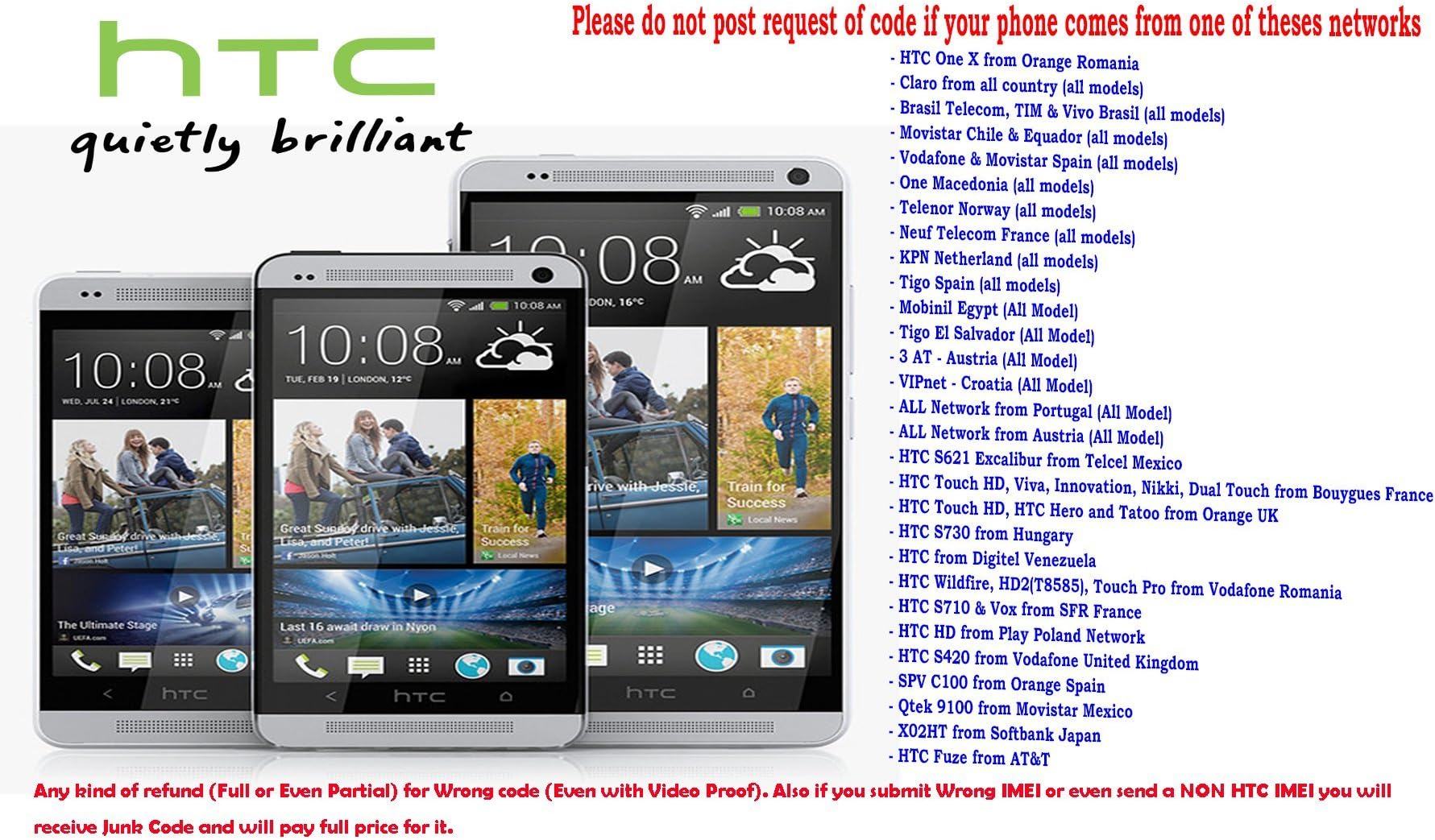 HTC 2009<>2015 SERVER #1 (M8 Included)