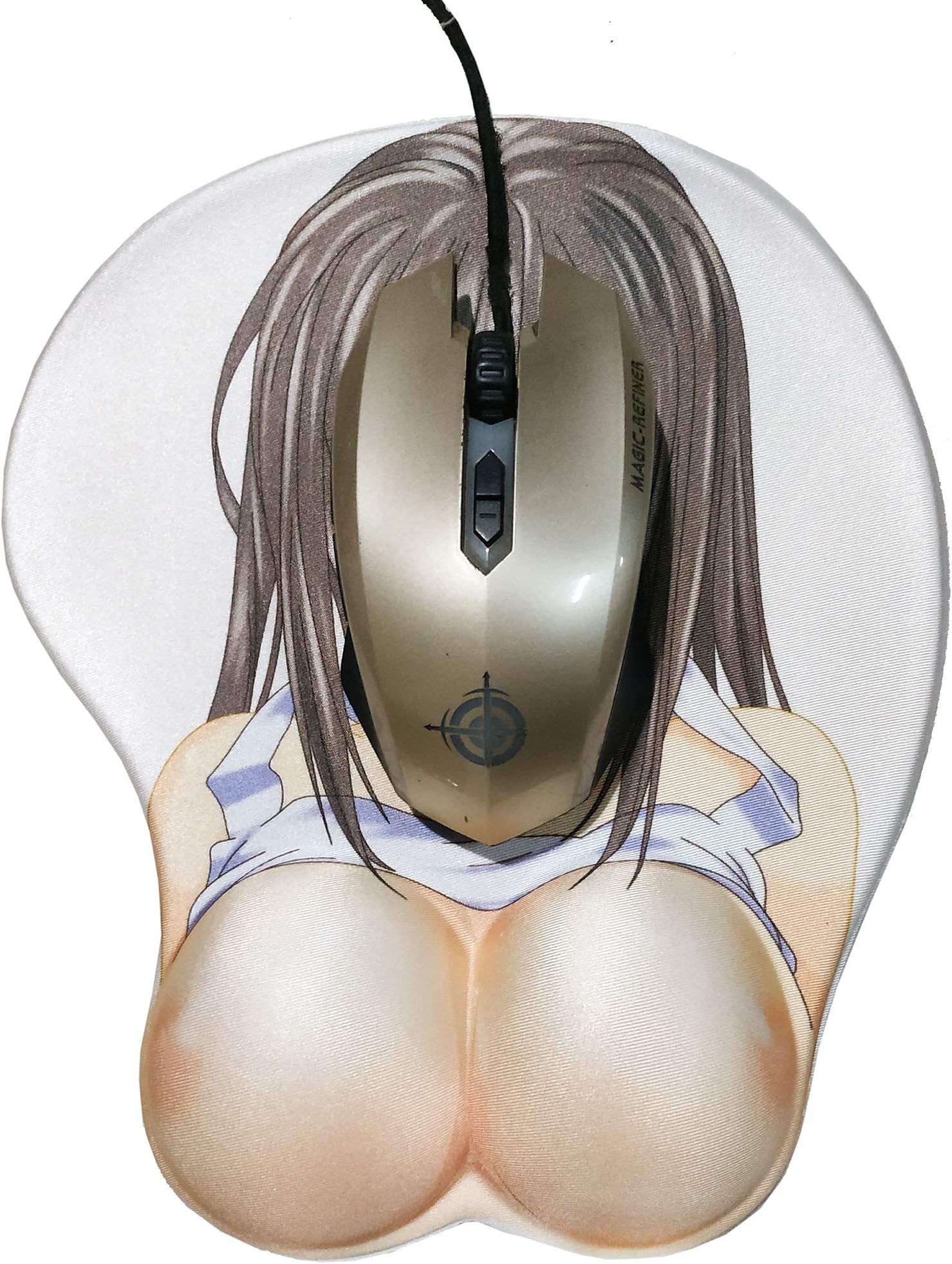 Cartoon Mouse Pad Soft 3D Silicone Wrist Rest Support Mouse Pads Mat Gaming Mousepad