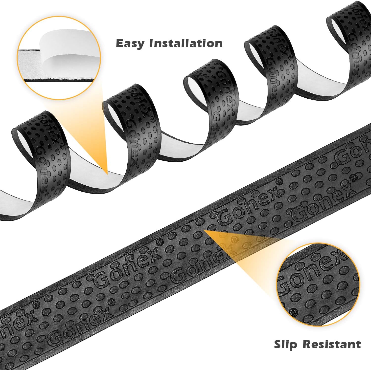 Grips & Grip Tape Gonex Bat Grip Tape for Baseball& Softball 1.1mm 40.