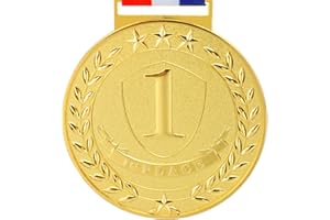 Abaokai 1st, 2nd, 3rd Award Medals - 3 Inches Olympic Style Winner Medals Gold Silver Bronze Prizes for Competitions, Party