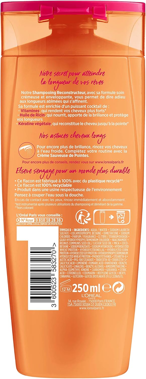 Loreal Paris Elsève Dream Long Hair Shampoo 250 ml, 250 ml (Pack of 1) - Image 3