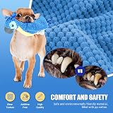 ROSAUI Cockatoo Plush Dog Toy with Rope Tug and Dental Cleaning view 4
