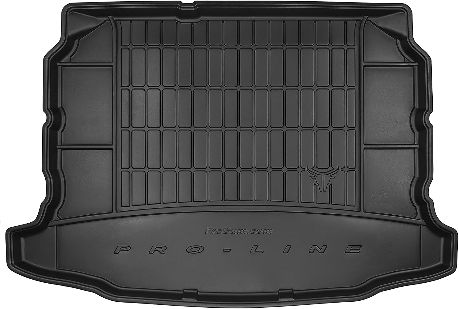 MAMMOOTH Tailored rubber boot liner mat with organizer-function, Black