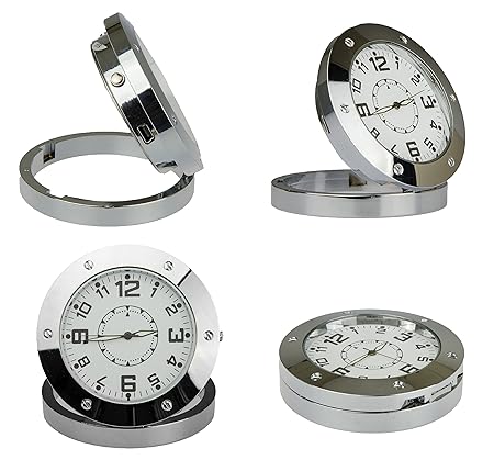 Spycam Elegante Kamera uhr Spionageuhr getarnte Büro Office Haus Wohnung Tischuhr Version 4.1 mit 5.0 Megapixel Kamera Digita