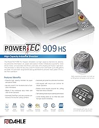 Dahle PowerTEC 909 HS Industrial Shredder for