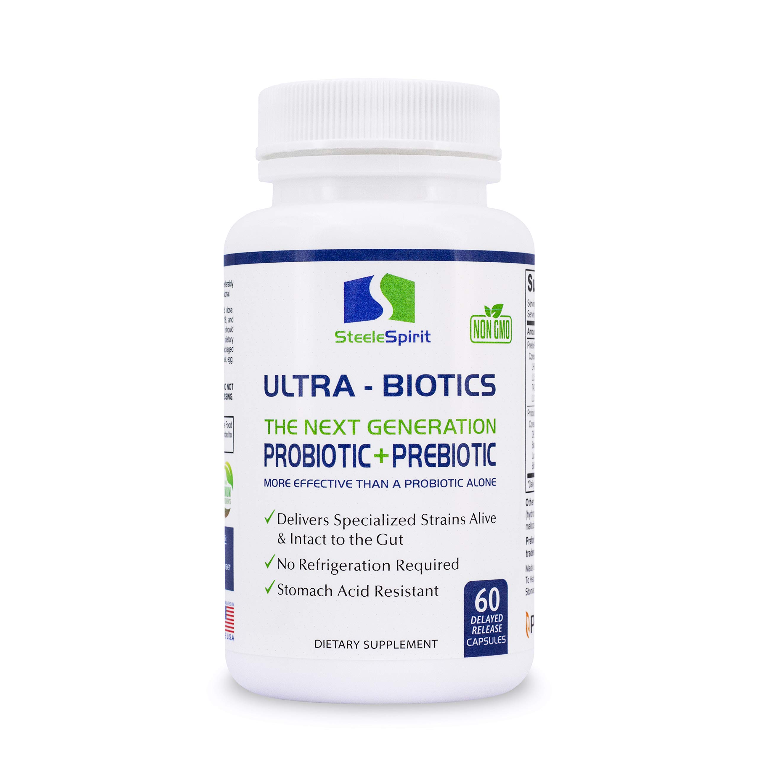 Probiotic Plus Best Prebiotic for Women Men Teens for Ultimate Deep