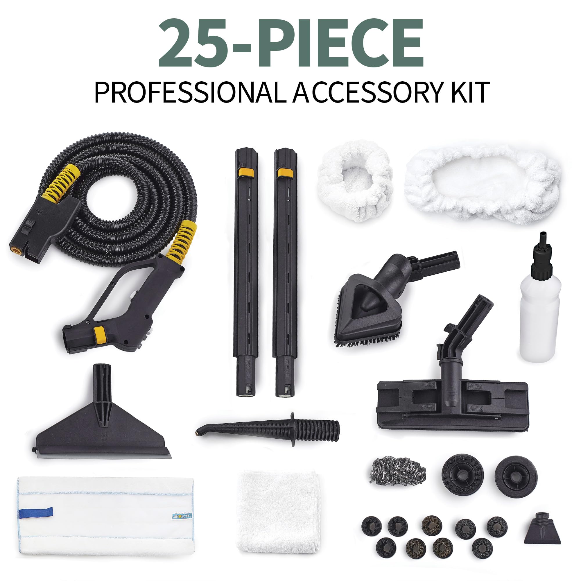 Dupray Tosca Steam Cleaner: A commercial-grade steamer made in Italy, perfect for both professional and home cleaning needs, offering powerful performance and reliability. * Kills 99.9% of Germs