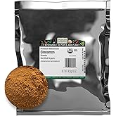 Frontier Organic Ground Vietnamese Cinnamon, 1-Pound Bulk, Premium Quality Cinnamon, Full Balanced Spicy Flavor, Kosher