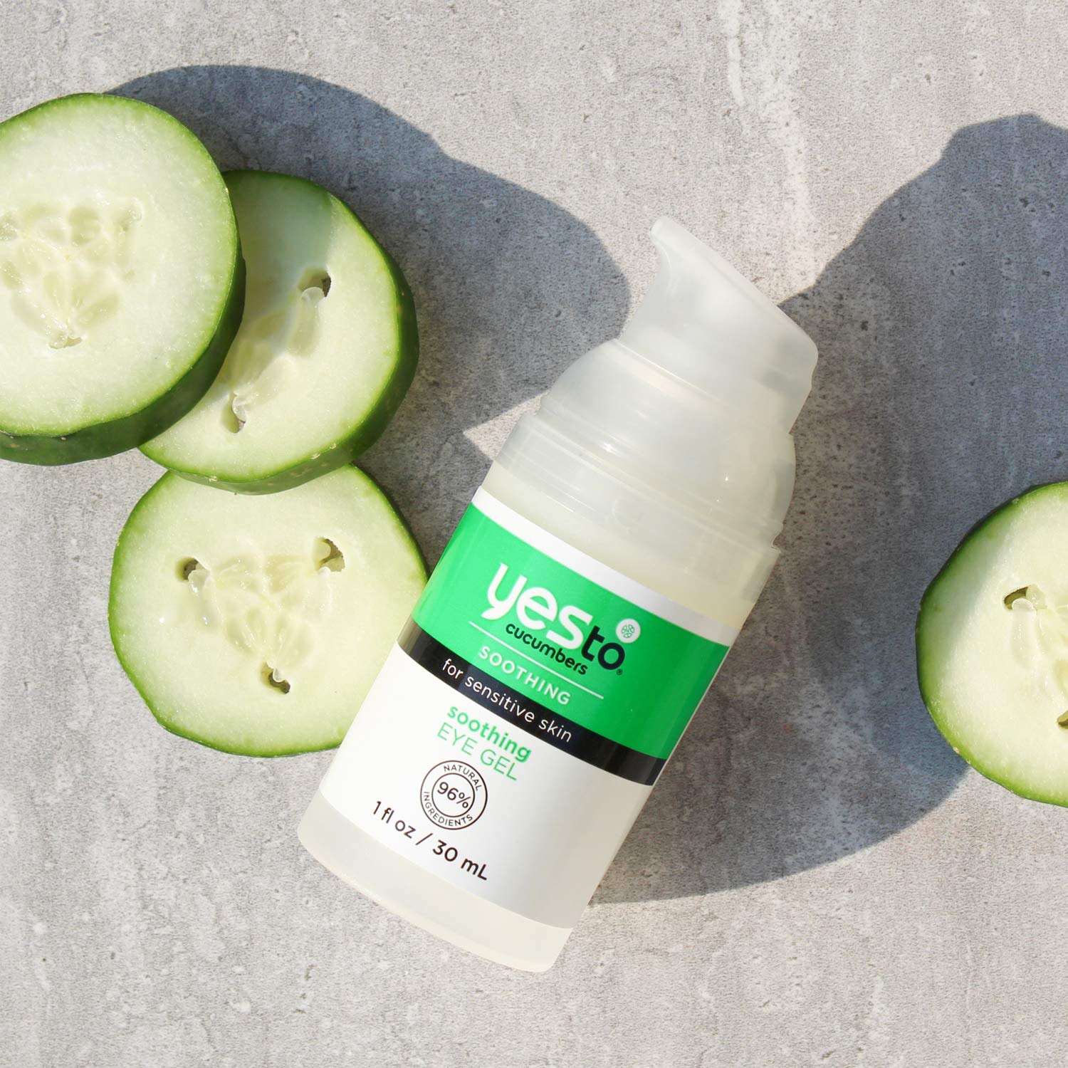 Yes To Cucumber Soothing Eye Gel, 1.01 Fluid Ounce: Beauty