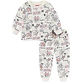 Disney Minnie Mouse Girls Crewneck Top and Pants Set for Infant, Toddler, and Big Kids