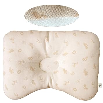 organic cotton baby protective pillow