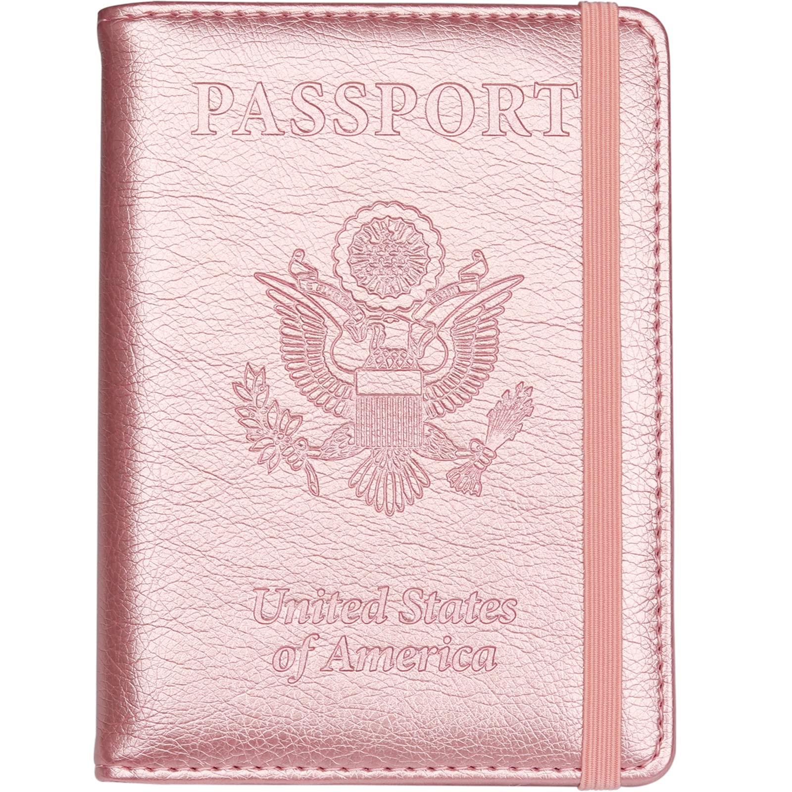 Passport Holder Wallet Cover Case for Women Men Family, Multifunction Passport Book Holder with RFID Blocking, Travel Must Haves Cruise Ship Essentials