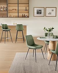 VASAGLE Bar Stools Set of 2, Bar Height Bar Stools