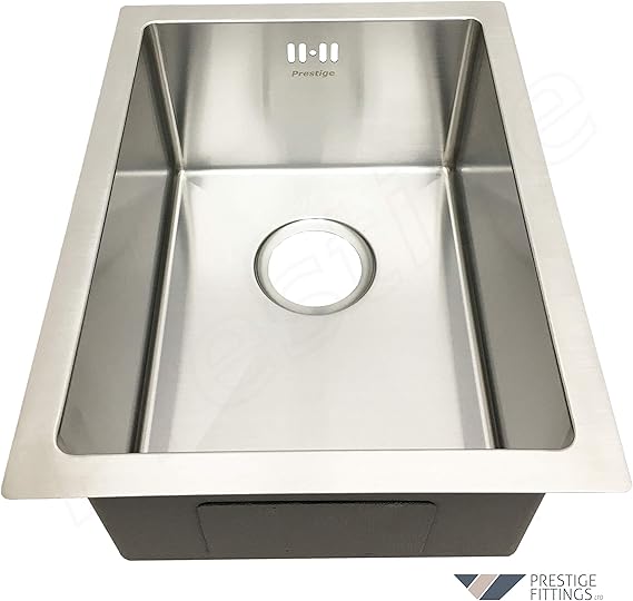 Undermount Single Small Bowl Stainless Steel Kitchen Sink Amazon Co Uk Diy Tools