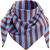 Ufgin Knit Triangle Scarf for Women Y2k Head Scarf Warm Crochet Hair Bandana Winter Triangle Shawl