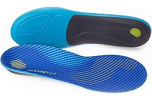 Superfeet Run Support Medium Arch Insoles - Trim-To-Fit Low to Medium Arch Support Inserts for Running Shoes - Professional Grade - 9.5-11 Men / 10.5-12 Women