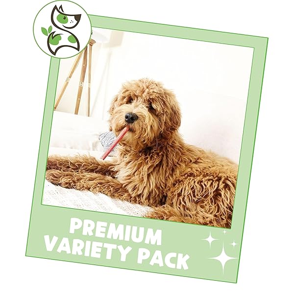 NATURE GNAWS DOG CHEW VARIETY PACK (18 COUNT) – TRIPE TWISTS, BEEF GULLET AND BULLY STICKS FOR DOGS – NATURAL BEEF JERKY DOG CHEW BONES – RAWHIDE FREE
