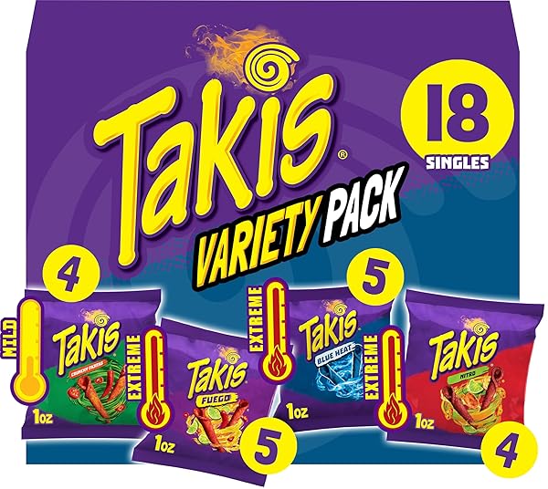 TAKIS 18 PC / 1 OZ VARIETY PACK,...
