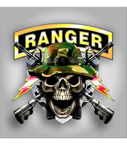 VVIVID Vinyl Car & Truck Decals/Stickers US Army 75th Ranger Regiment Sticker Decal – Vinyl, DUI Insignia, For Cars, Laptops, Gear Ranger Regiment Decal