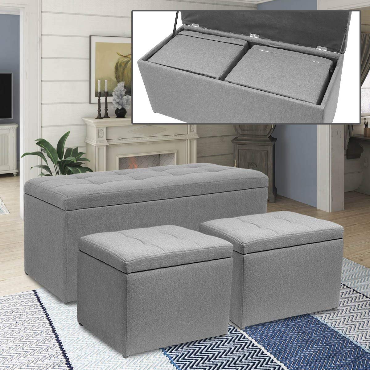 Best lift off storage ottoman