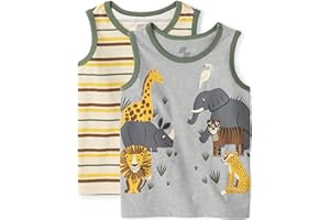 The Children's Place Toddler Boys Graphic Tank Tops 2 Pack