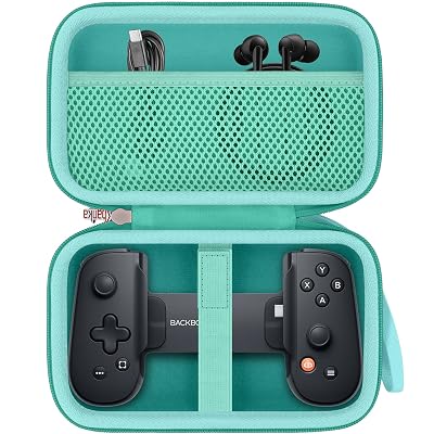 khanka Case for Backbone Pro/Backbone One iOS Mobile Gaming Controller,Carrying Case Compatible with Backbone Pro/Backbone One iOS Mobile Gaming Gamepad/Controller (Teal)