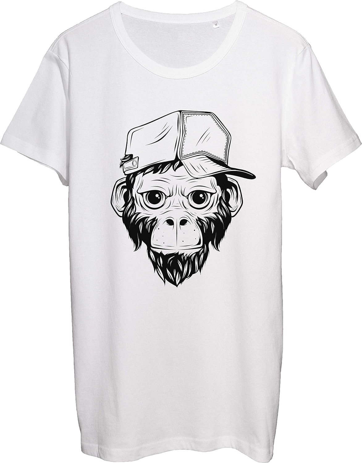 Hipster Affe mit coolem Hut Artwork Herren T-Shirt bnft ...