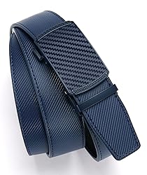 CHAOREN Blue Belt - Mens Belt Leather 1 3/8" for