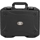 Waterproof Hard Case with Foam 16.5 x 13 x 6.9 Inch, IP67 Hard Storage Case with Customizable Foam Insert, Protective Storage Case for Microphone, Camera, Electronics, Drone, Tools &amp; Equipment