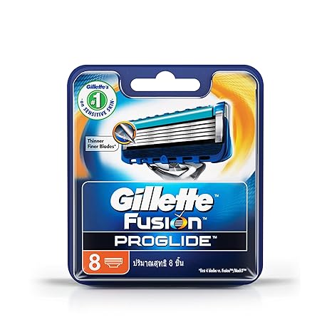 Gillette Fusion Proglide FlexBall Power Shaving Razor Blades-8s Pack (Cartridge)