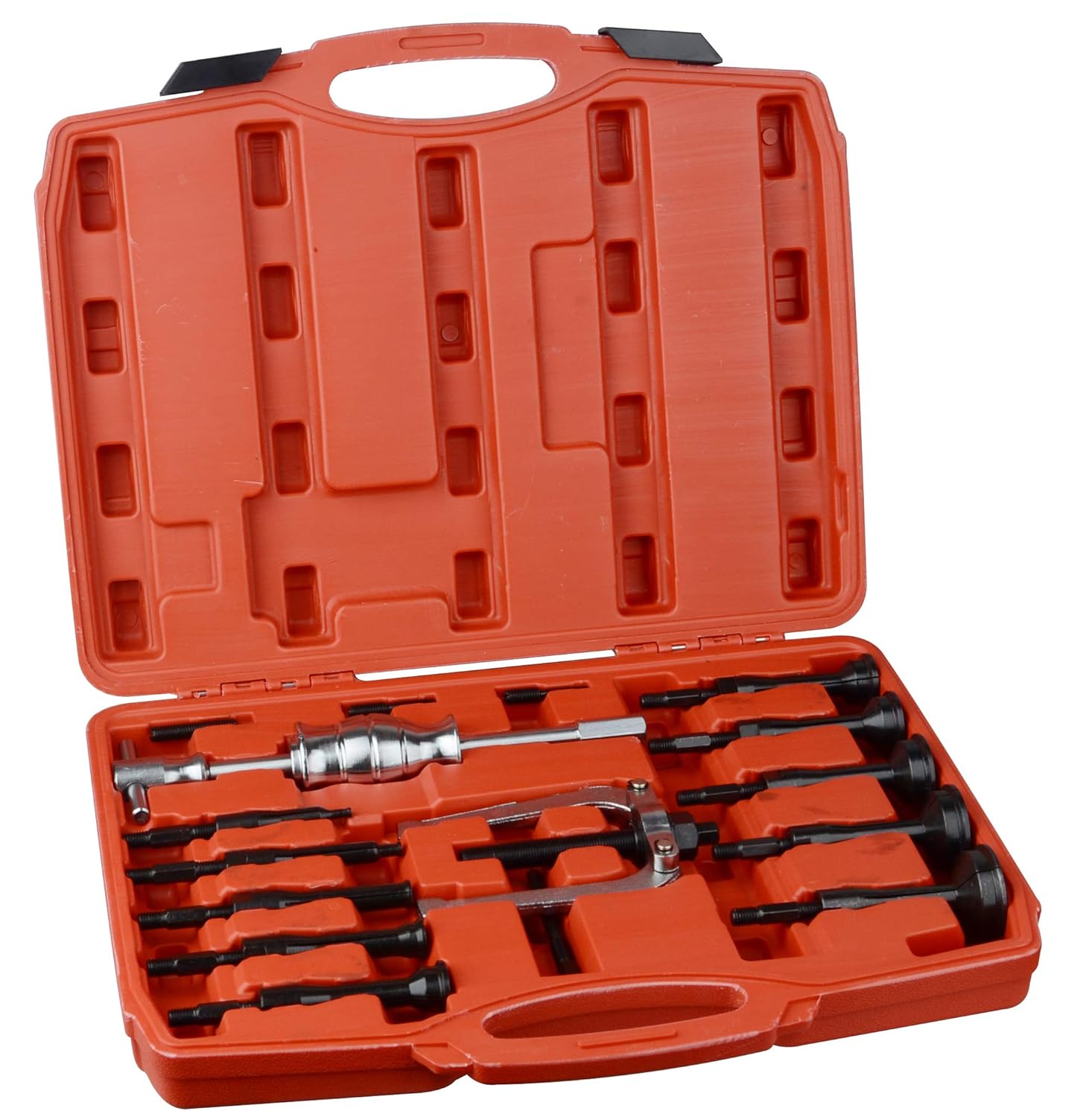 16 pcs Blind Inner Bearing Puller Hole Remover Extractor Set Slide