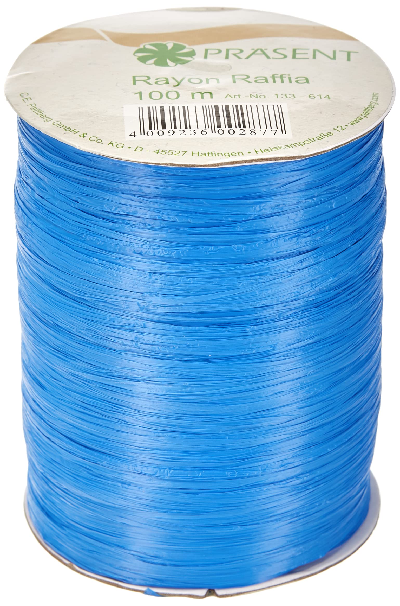PRÄSENT - Rayon Raffia Biodegradable Ribbon Royal Blue 100 meter spool