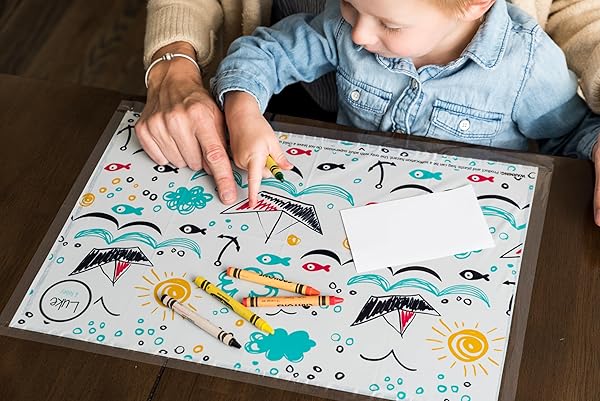 LUKE & TOBEY NAUTICAL DISPOSABLE PLACEMAT FOR BABY