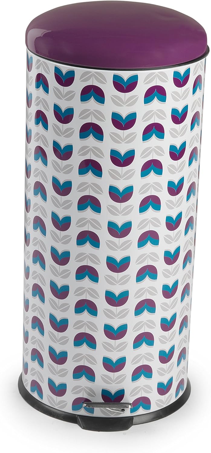 Salter BW04607 Maddison 30 Litre Purple Kitchen Bin