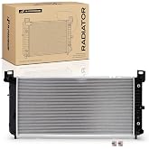 A-Premium 34" Engine Coolant Radiator Compatible with Chevy W/TOC, W/O EOC | for Chevy Silverado, Suburban, Tahoe &amp; GMC Sierra, Yukon &amp; Cadillac, Auto Trans., w/2 Transmission Oil Cooler Ports