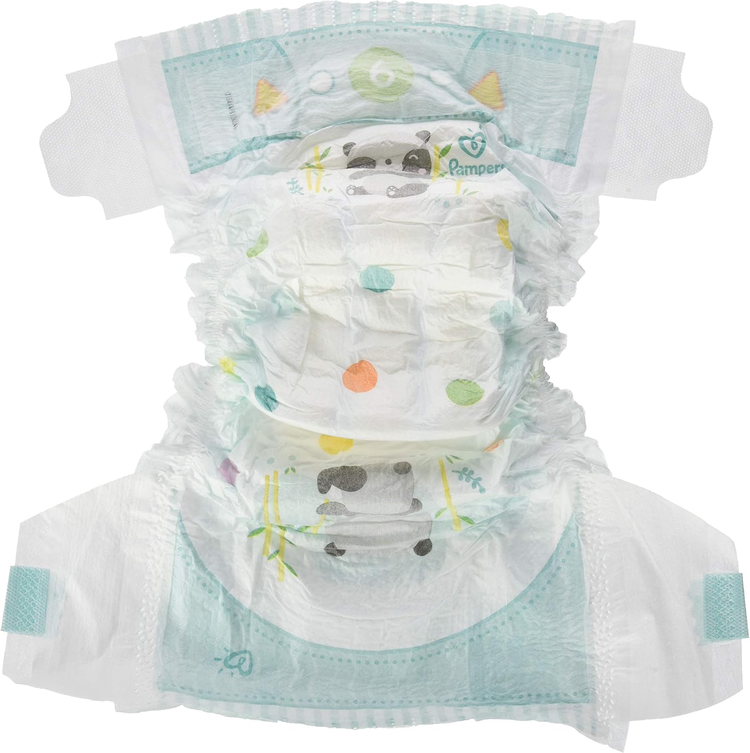 Pampers Baby-Dry Nappies - Pack of 1, White, Size 6 (Pack of 64 x 2) - Image 3