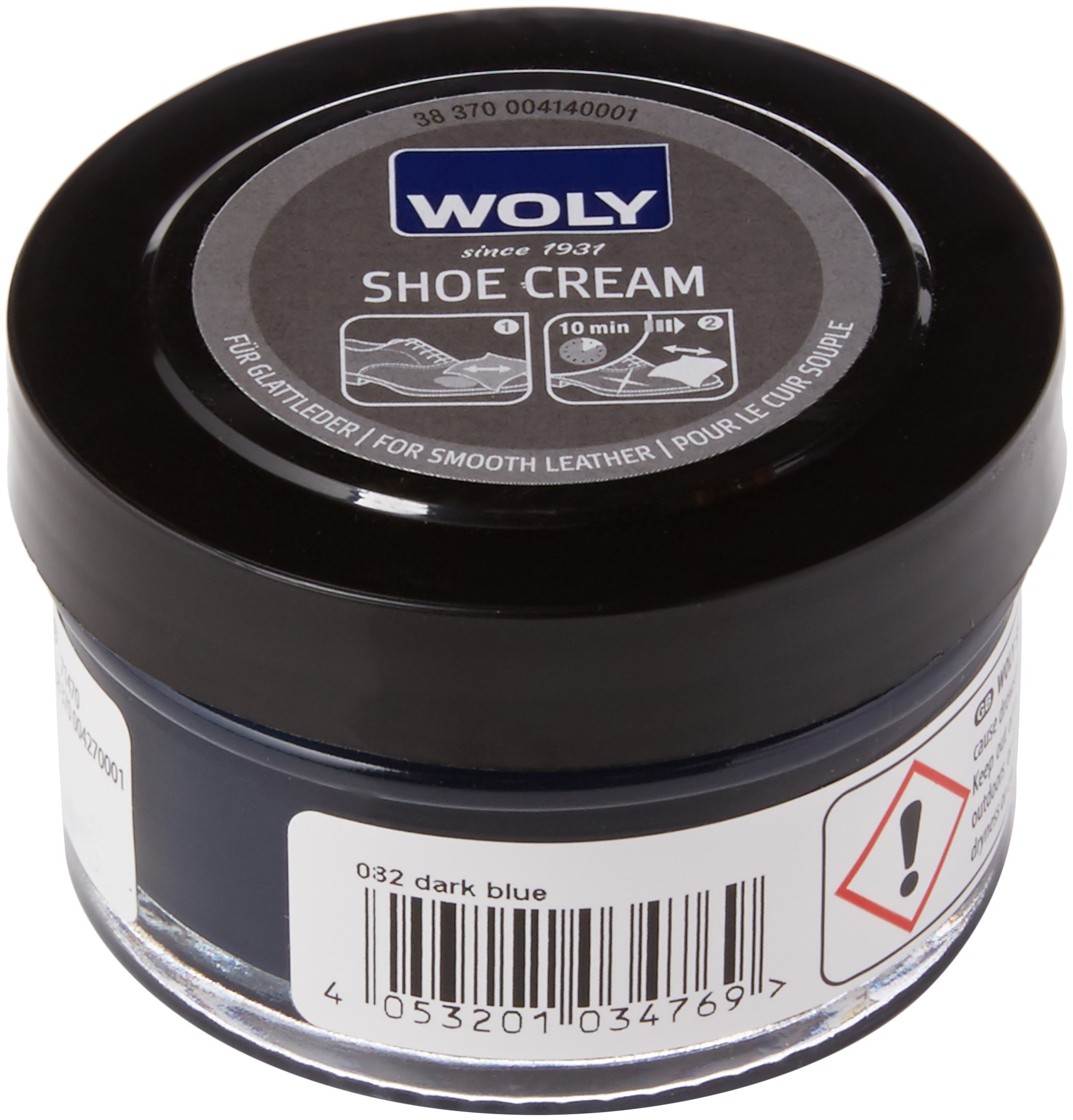 Woly Unisex-Adult Shoe Cream Shoe Treatments & Polishes, Blue (Dark Blue), 50.00 ml