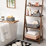 GRANNY SAYS Wicker Storage Baskets Set of 3 Large and Small Grey view 4
