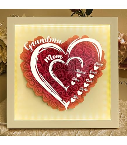 My Missing Piece, Personalized Flower Shadow Box, Valentines Day