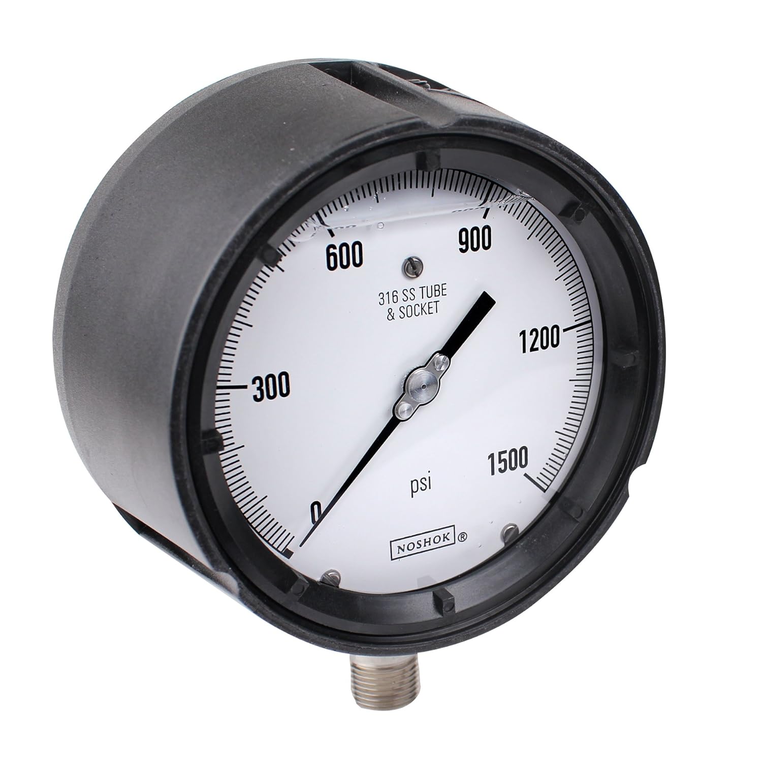 NOSHOK 700 Series Stainless Steel Liquid Filled Dial Indicating Process
