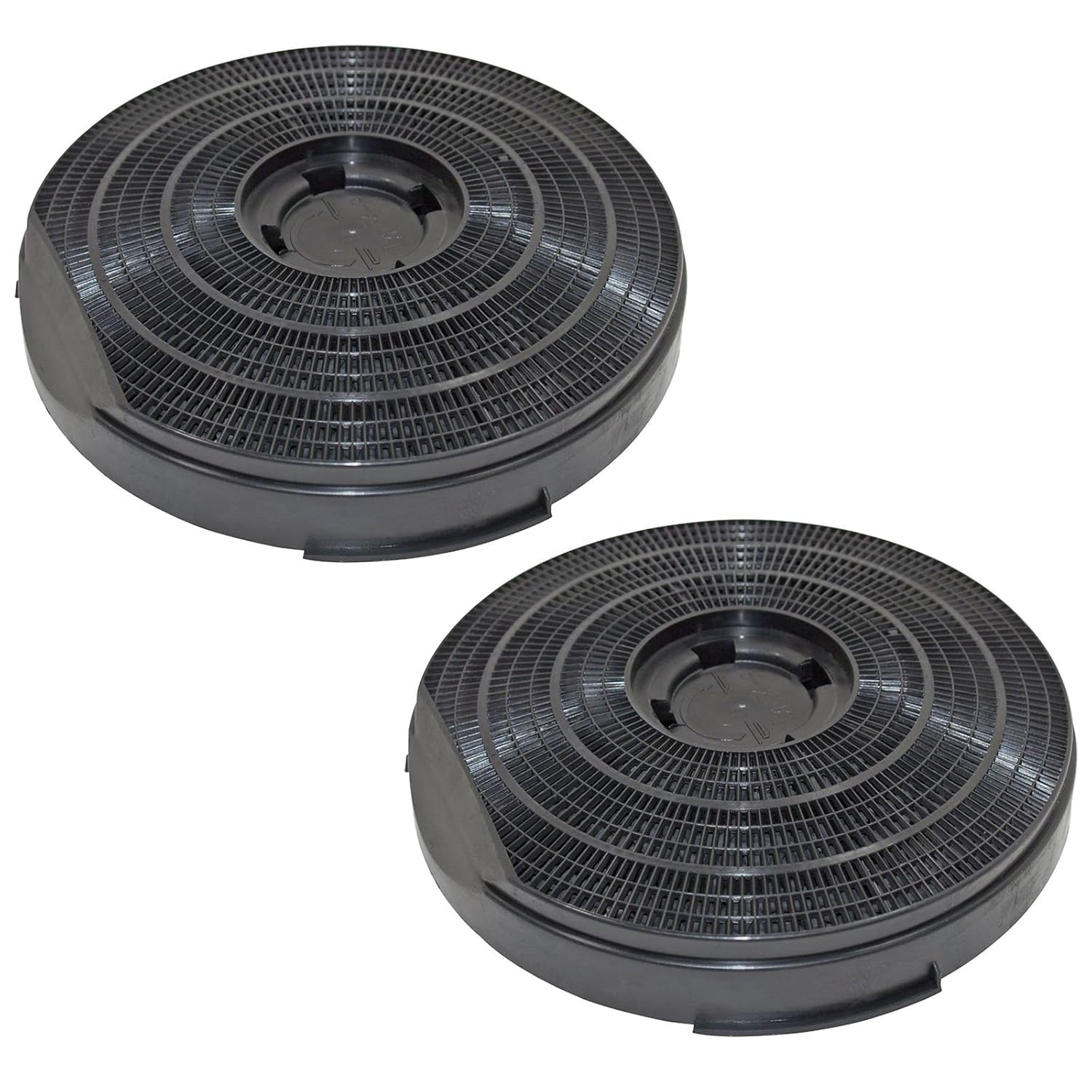 Genuine Elica Cooker Hood Charcoal Carbon Round Vent Filter Pack Of 2