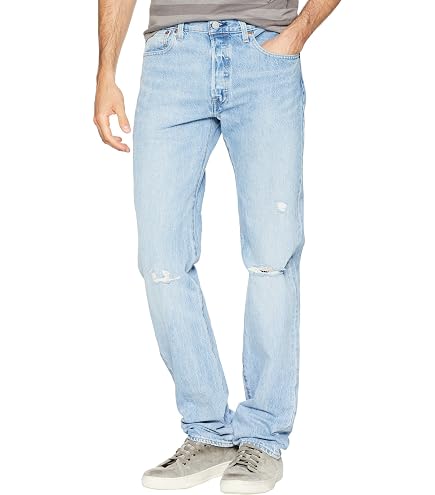 Levi's Men's 501 Original-Fit-Jean, Damaged Hector-Warp Stretch
