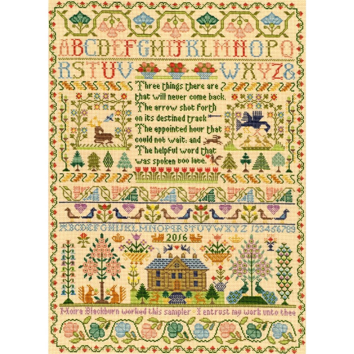 Bothy Threads Cross Stitch Kit - Three Things