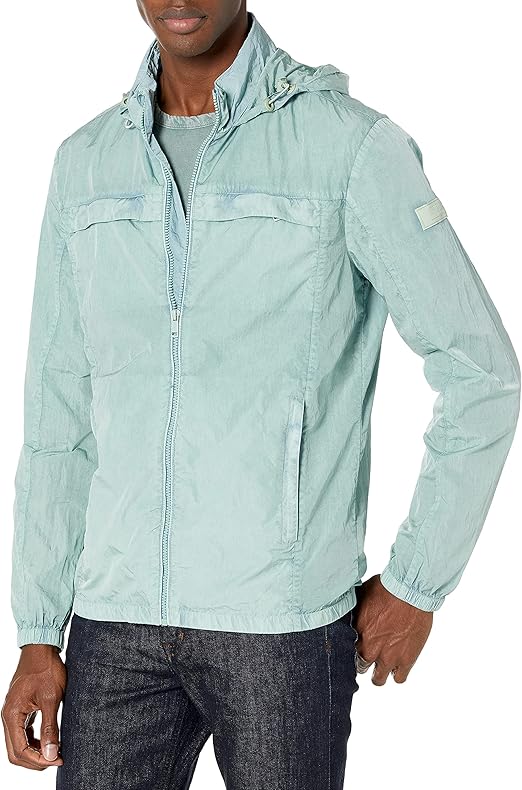 GUESS mens Daily Windbreaker at Amazon Menâs Clothing store
