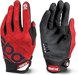 Sparco MECA 3 Gloves Size 10 Red Meca 3 Gloves Mechanic Racing