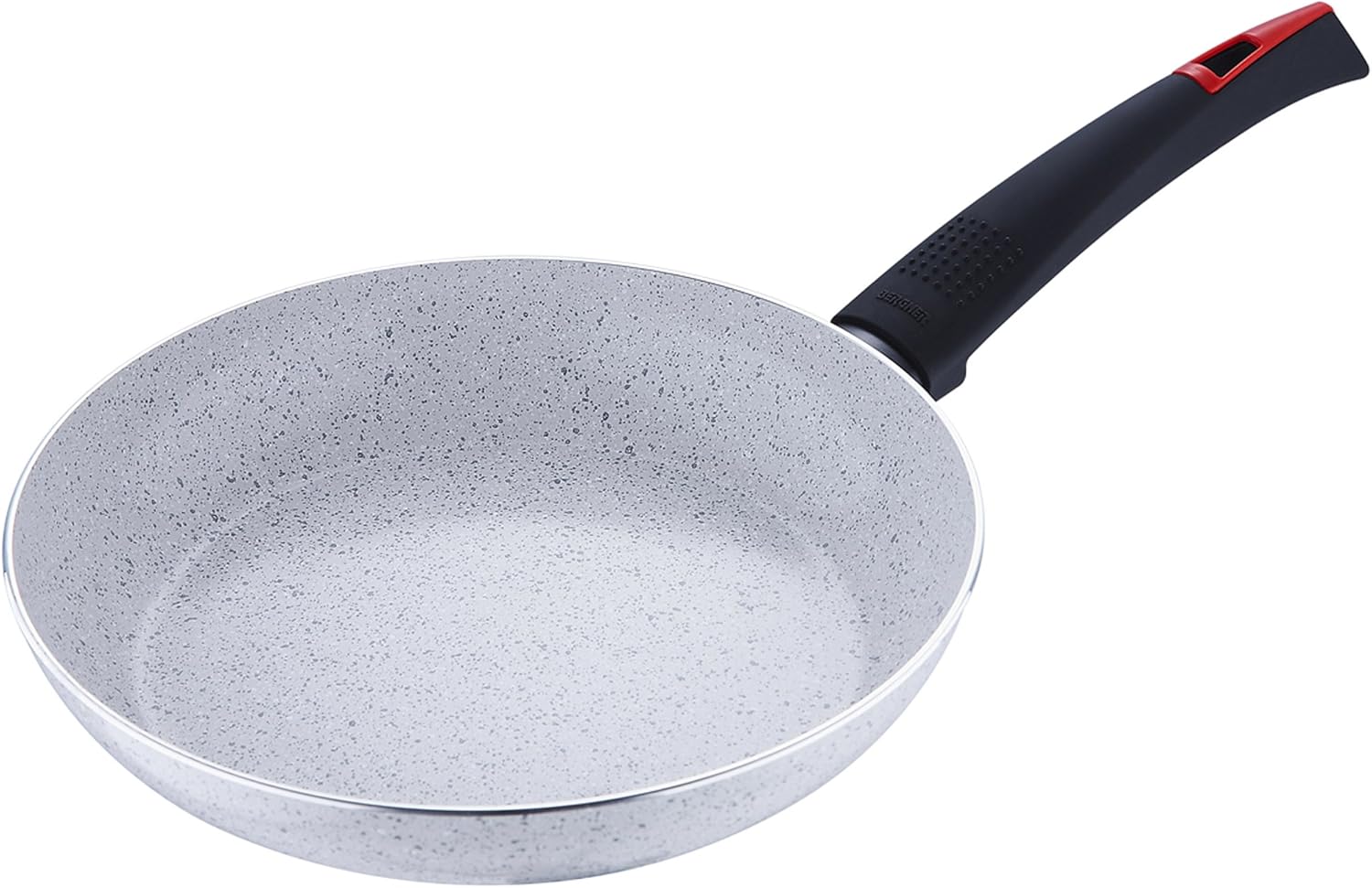 Bergner UltraGrey Marble Coated Frying Pan Diameter 26 cm, Smooth for